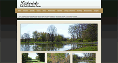 Desktop Screenshot of lakesidegolfandbowling.com